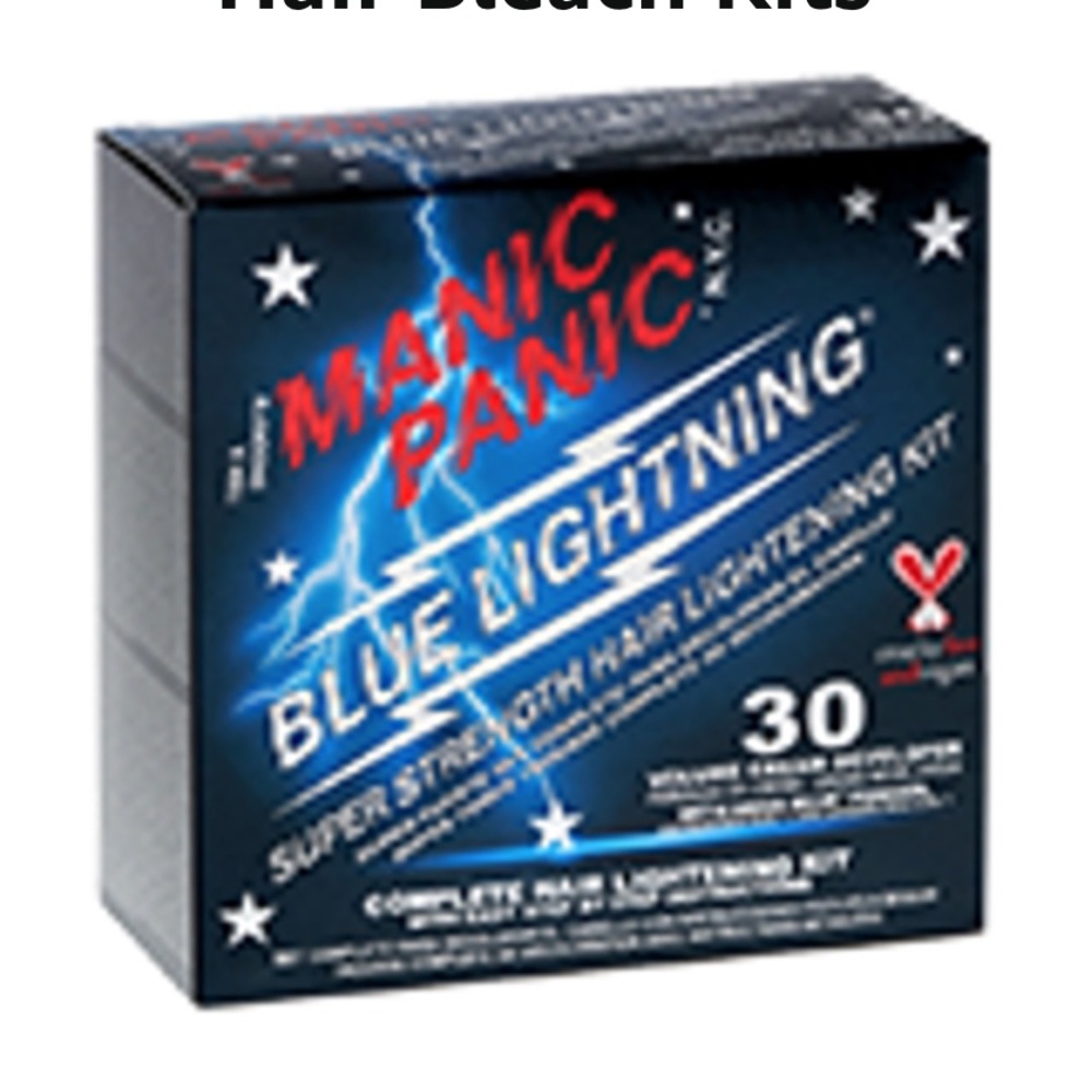 Blue Lightning 30vol Hair bleach by Manic Panic